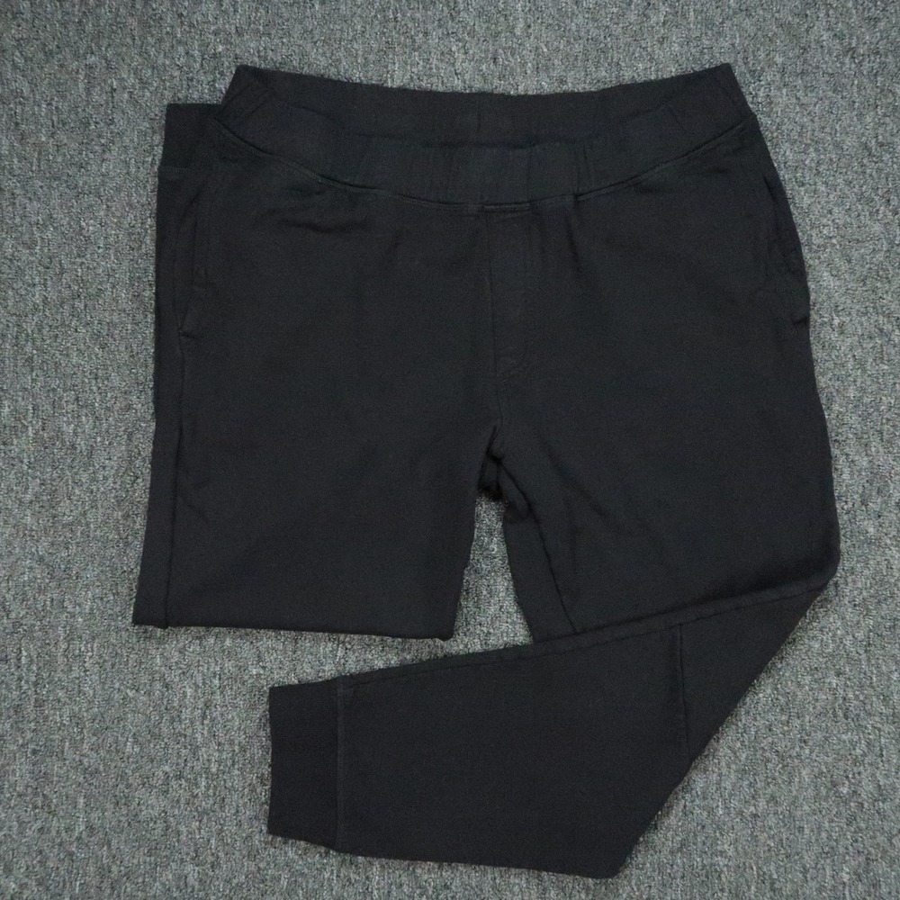 Travis Mathew Pants Mens XL Black Cloud Jogger Athletic Tapered Zip Pocket
